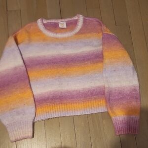 Wonder Nation Pastel Striped Sweater